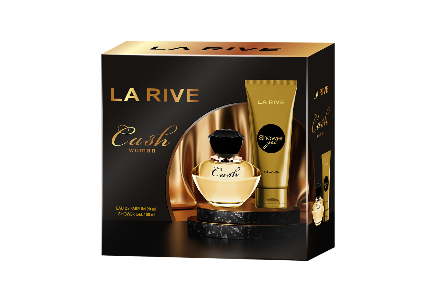 La Rive GP Cash Woman 90ml EDP & 100ml Dusche