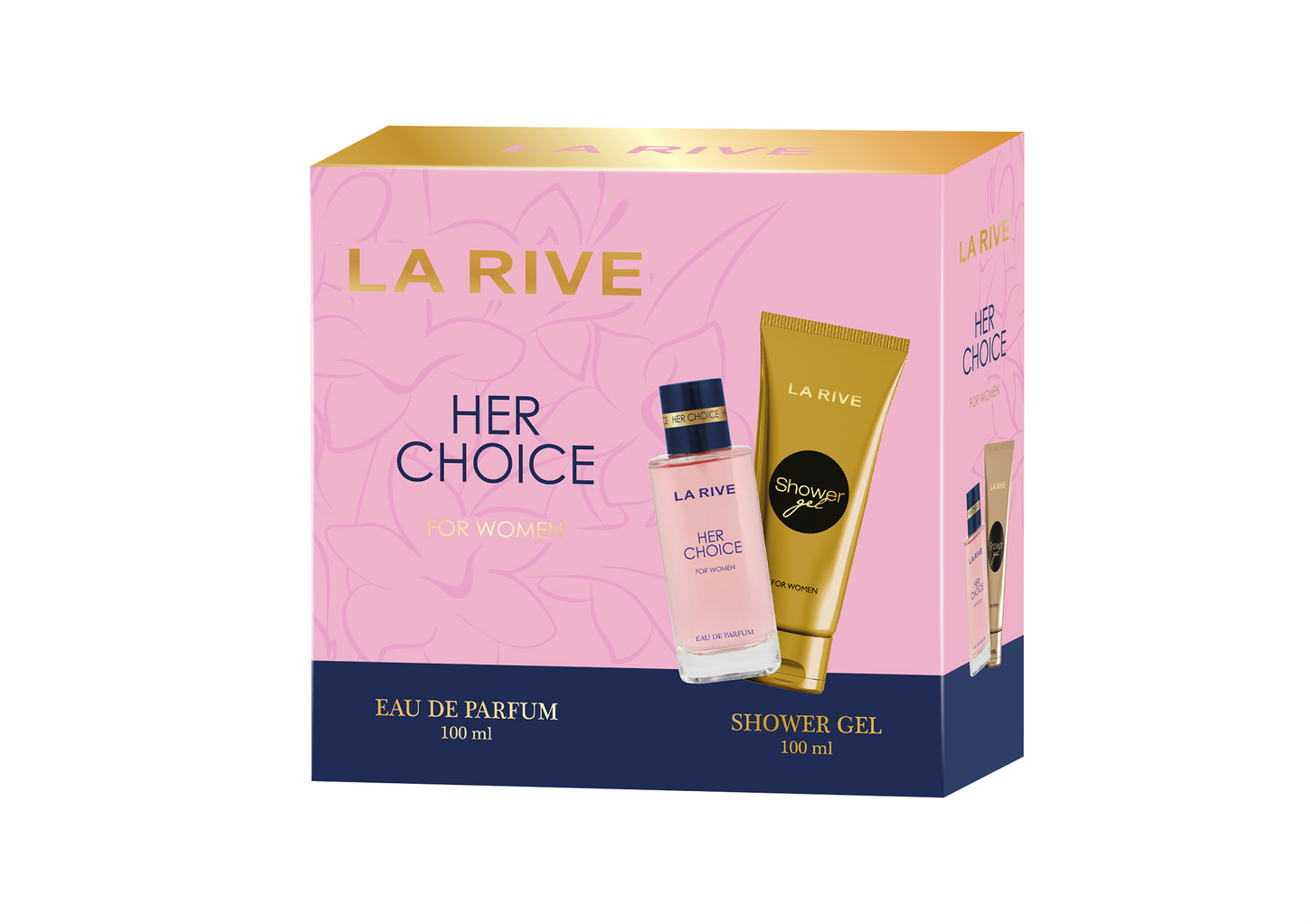 La Rive GP Her Choice 100ml EDP & 100ml Dusche