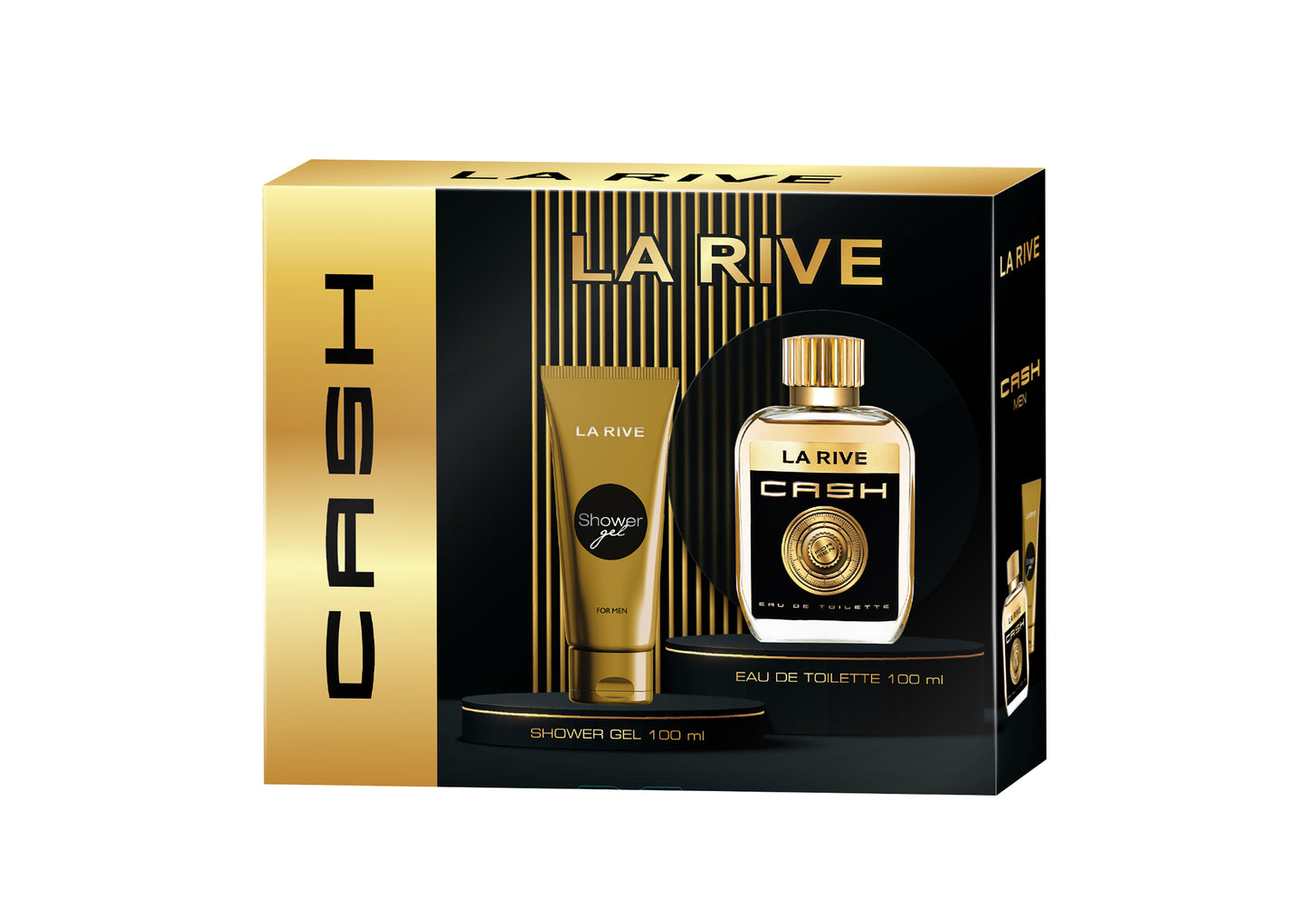 La Rive GP Cash Man 100ml EDT & 100ml Dusche