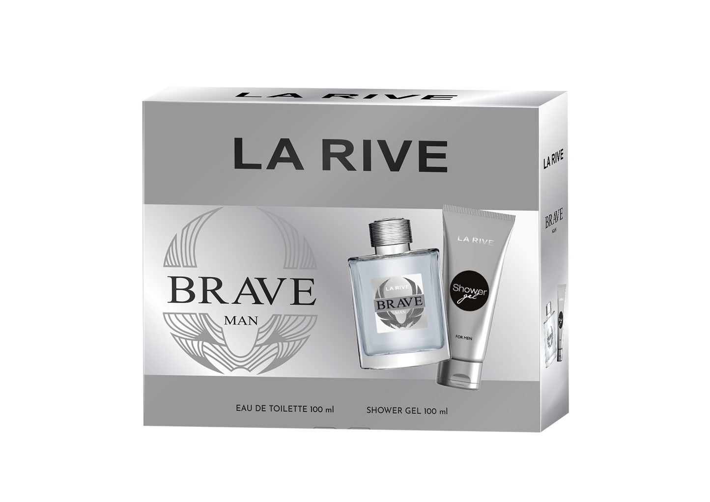 La Rive GP Brave Man 100ml EDT & 100ml Dusche