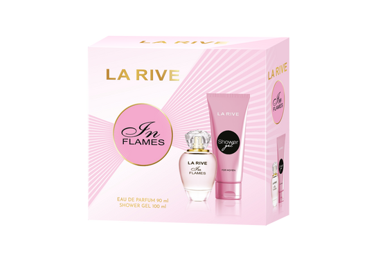 La Rive GP In Flames 90ml EDP & 100ml Dusche